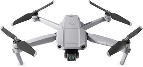 DJI Mavic Air 2 Fly More Combo with DJI Smart Controller - Drone Quadcopter UAV with 48MP Camera 4K Video 1/2"" CMOS Sensor 3-Axis Gimbal 34min Flight Time ActiveTrack 3.0, Gray (Renewed) in Kuwait