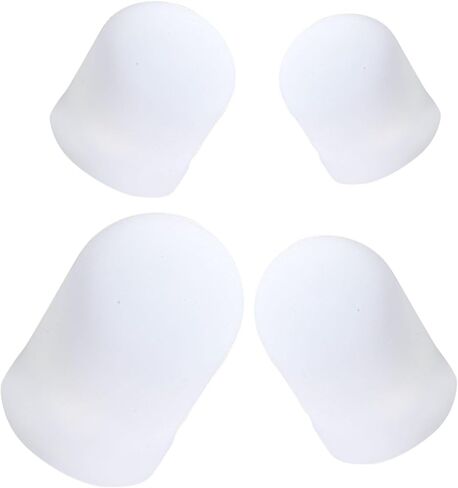 ULTECHNOVO 4pcs Silicone Flashlight Diffuser Cap Soft Light Cover for Outdoor Activities and Adventure Situations, Weather Resistant Sturdy Round White Protective Cover for Handheld in Kuwait