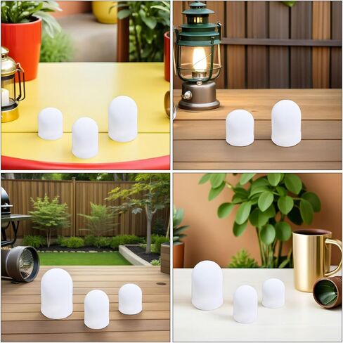 ULTECHNOVO 4pcs Silicone Flashlight Diffuser Cap Soft Light Cover for Outdoor Activities and Adventure Situations, Weather Resistant Sturdy Round White Protective Cover for Handheld in Kuwait