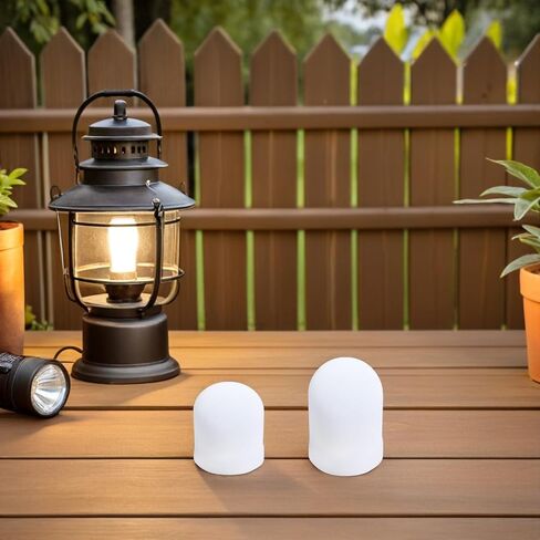 ULTECHNOVO 4pcs Silicone Flashlight Diffuser Cap Soft Light Cover for Outdoor Activities and Adventure Situations, Weather Resistant Sturdy Round White Protective Cover for Handheld in Kuwait