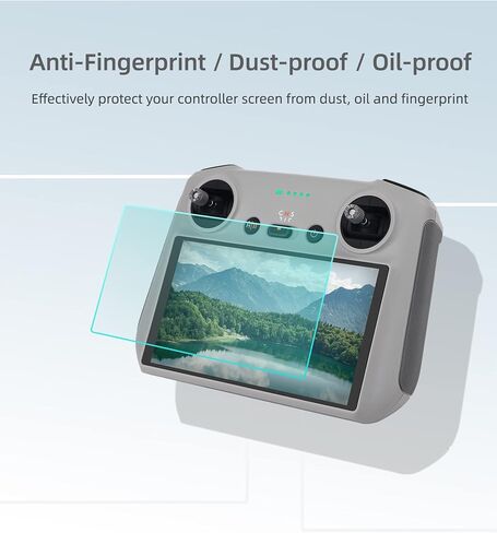 Screen Protector Accessories for DJI RC 2/1 Compatible with Mini 5 Pro/FLIP AIR 3S Remote Control Tempered Glass HD Scratch Resistant in Kuwait