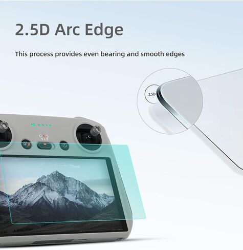 Screen Protector Accessories for DJI RC 2/1 Compatible with Mini 5 Pro/FLIP AIR 3S Remote Control Tempered Glass HD Scratch Resistant in Kuwait