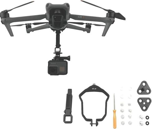 for Sports Camera Top Bottom Mount Holder Fixed for Gopro All Series Action 5 3 2 1 for DJI Air for 3S Drone(Bottom Holder) in Kuwait