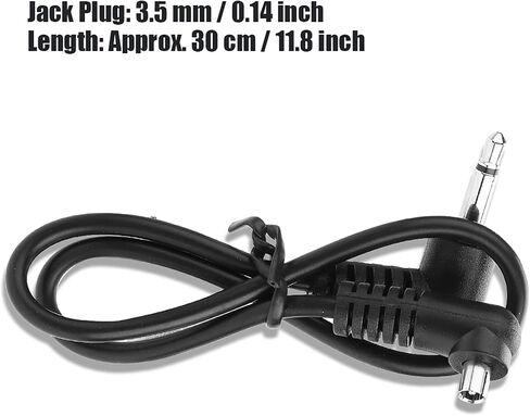 3.5mm Flash Sync Cable, with Screw Lock for PC Connection, Male Plug to Flash Trigger in Kuwait