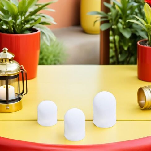 4pcs Silicone Round Flashlight Diffuser Cap for Camping and Emergency Situations, White Soft Light Diffusion Cover Anti Glare Feature and Efficient Lighting in Kuwait