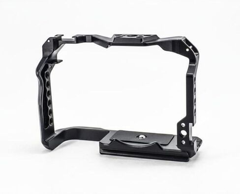 Camera Cage Camera Frame Camera Rig Camera Mount with Aluminum Alloy Build and 1/4 Thread Points Cold Shoe Slots Shell for Daily Use Suitable for Location in Kuwait