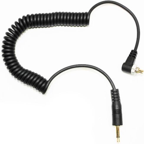Telescopic to 3.5mm Male Flashing Sync Cable with Scre for D300S D300 D200 D100 D700 D3X Professional Use Male to in Kuwait