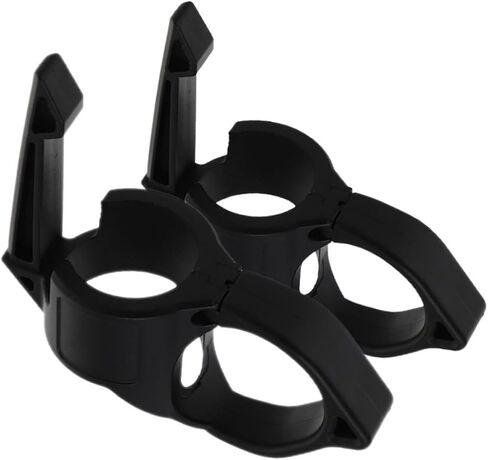 10 Pcs Portable Nylon Flashlight Holder with 1-inch Finger Loop, Versatile Compatibility for Flashlights, for Nighttime Walks and Camping, Black Color Design in Kuwait