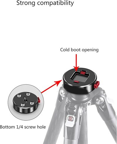 Release Adapter Cold Shoe Adapter with 1 / 4 ' ' Screw for DSLR Camera Cage Tripod Cold Shoe Mount Replacement Release in Kuwait