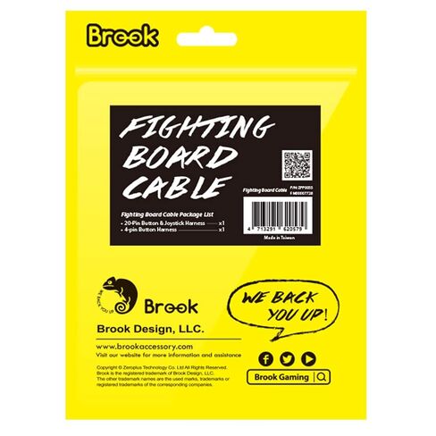 Brook Fighting Board Cable 20-Pin Harness with 4-Pin Button Harness for DIY Arcade Stick Builds, Compatible with Brook Fighting Boards, Sanwa and Seimitsu Buttons, Joystick and Button Wiring Set in Saudi Arabia