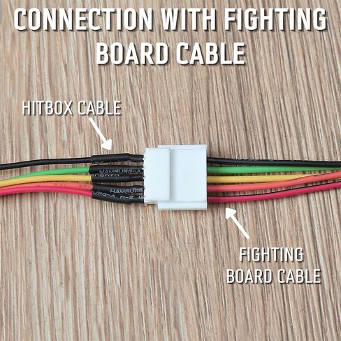 Brook Fighting Board Cable 20-Pin Harness with 4-Pin Button Harness for DIY Arcade Stick Builds, Compatible with Brook Fighting Boards, Sanwa and Seimitsu Buttons, Joystick and Button Wiring Set in Saudi Arabia