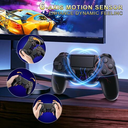 2 Pack for PS4 Controller,Wireless Controller for PS4/Pro/Slim/PC in Saudi Arabia