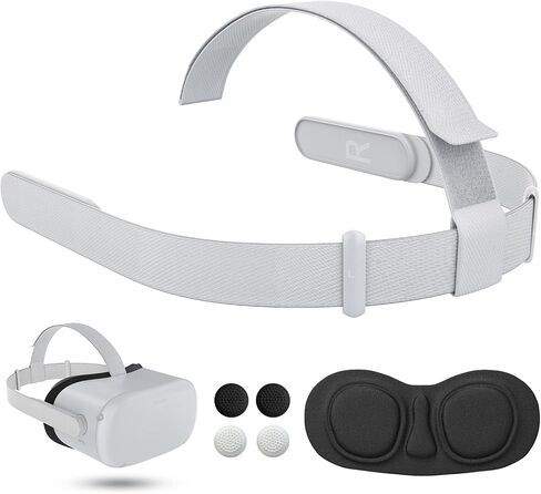 حزام الرأس البديل الأصلي لسماعات Meta Oculus Quest 2 Vr | حزام رأس بديل أصلي، خفيف الوزن ومتوازن بشكل جيد، يجمع بين الراحة والمتانة، وقوة ومتانة استثنائية in Kuwait