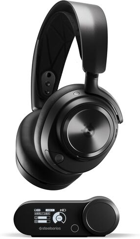 SteelSeries Arctis Nova Pro Wireless Multi-System Gaming Headset — Neodymium Magnetic Drivers — Active Noise Cancellation — 2 Battery System — ClearCast Gen 2 Mic — PC, PS5, PS4, Switch, Mobile in Saudi Arabia