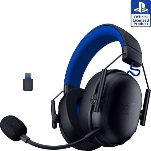 Razer BlackShark V3 X HyperSpeed Wireless PC Gaming Headset, Black | 50mm Drivers, Cardioid Mic, 2.4 GHz, Bluetooth, USB, Works with Mac, PS5, Nintendo Switch, Smartphone, 70 Hr Battery in Kuwait