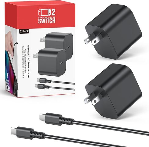 Switch 2 Charger - 60W AC Adapter for Nintendo Switch/OLED/Lite & Steam Deck/OLED, 5FT Charging Cable, Support 4K TV Dock Mode, Power Supply 20V/3A Fast Cord - Original Quality, Xbox 360 Console in Saudi Arabia