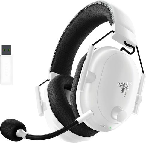 Razer BlackShark V2 Pro Wireless Gaming Headset, 70 Hr Battery, Black | Detachable Mic, Pro-Tuned FPS Profiles, 50mm Drivers, Noise-Isolating, Memory Foam Earcups, PC, PS5, Switch 2, Bluetooth 5.2 in Saudi Arabia