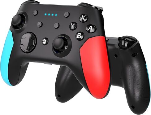 Switch Controllers 2 Pack with Charging Dock, Switch 2 Controller for Nintendo Switch/Switch 2/Lite/OLED, Wireless Switch 2 Pro Controller with RGB/Wake up/6-Axis Gyro/Dual Vibration/Turbo/Screenshot in Saudi Arabia