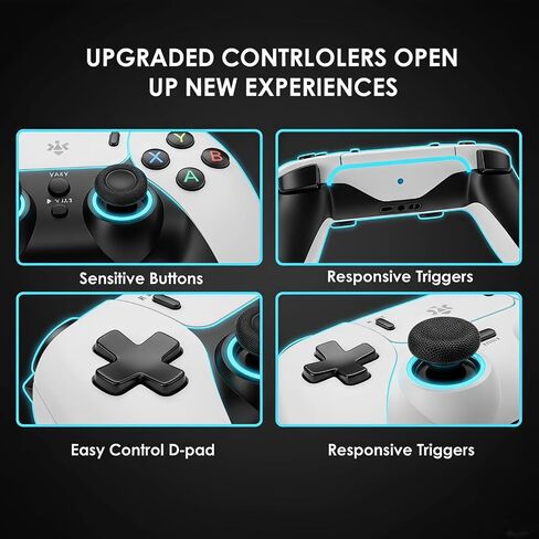Retro Game Console 128GB – 20000+ Built-in Classic Games, Plug & Play 4K HDMI TV Gaming System with 2 Wireless Controllers, Portable Video Game Console for Kids & Adults in Saudi Arabia