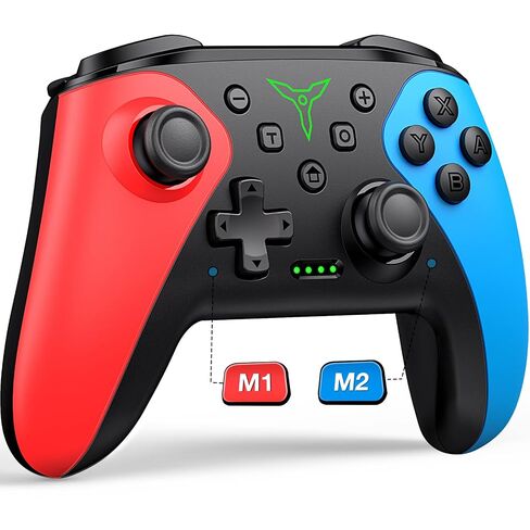 Wireless Switch Controller for Nintendo Switch/Switch 2/Lite/OLED Controller, Switch Controller with a Mouse Touch Feeling on Back Buttons, Extra Switch Pro Controller with Wake-up,Programmable, Turbo Function in Kuwait