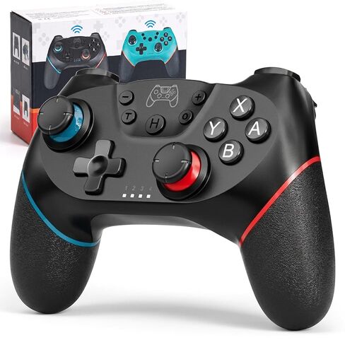 Diswoe Wireless Pro Controller for Switch 1/Switch 2/Lite/OLED/PC | Hall Effect Trigger & Joystick, Anti-Drift Remote with One-Key Wake-up, Zero Latency, Turbo, Dual Vibration, Ergonomic Design in Saudi Arabia