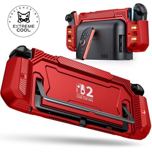 NinABXY Dockable Case for Nintendo Switch 2,[Exclusive Pop-up Joy-Con Quick Release][Military-Grade Protection][Stand Compatible] Switch 2 Protective Case with Ergonomic Grip, Hard PC Shell for Switch 2 in Saudi Arabia