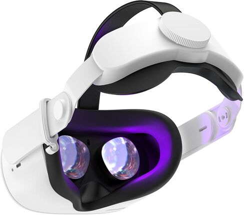SUPERUS Head Strap for Meta Quest 2 VR - Elite Strap Replacement with Adjustable Hinge - Enhanced Comfort, Reduces Head Pressure - VR Accessories for Quest 2 in Saudi Arabia