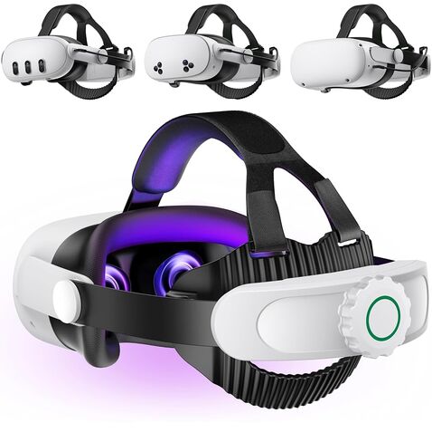 Battery Head Strap Compatible with Oculus Meta Quest 3S/3/2,10000mAh Battery VR Headset Strap Enhanced Support and Comfort, Adjustable Elite Strap Replacement- MV1001 in Kuwait