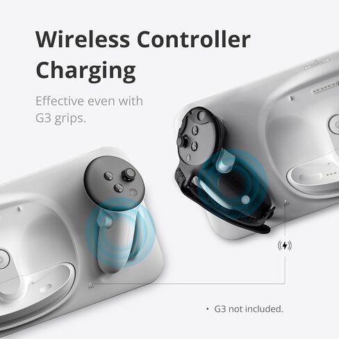 BOBOVR D3 Charging Dock, Wireless Charging for Controller, B100 Fast Charging,Compatible with Quest 3 in Saudi Arabia