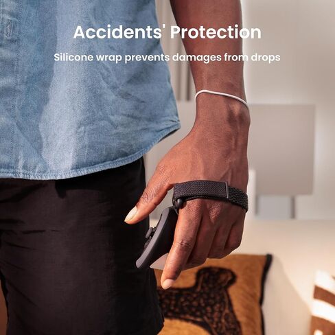 KIWI design Non-Slip Controller Grips with Battery Opening for Quest 3/3S | Upgraded G4 Pro Silicone Protector with Secure Knuckle Strap, Meta Certified Accessory. 1-cm Extended Grip, Stable Signal in Saudi Arabia