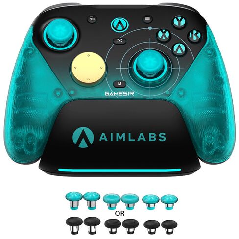 GameSir G7 Pro 8K PC Wireless Controller, Aimlabs Edition – 8000Hz Polling Rate Wired & 2.4G, TMR Joysticks Anti-Stick Drift, Hall Effect Analog Triggers, Esports Gamepad for Windows PC with 3.5mm Audio in Saudi Arabia