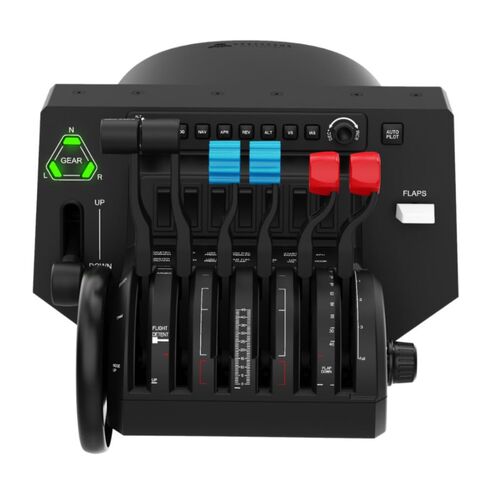 Honeycomb Bravo Throttle Quadrant — Flight Simulator Controls w/Autopilot, Annunciator Panel, Gear, Flaps, Trim Wheel — All-in-One Cockpit System w/Configurable Throttle Setup | Flight simulator controls w/autopilot, annunciator panel, gear, flaps in Saudi Arabia