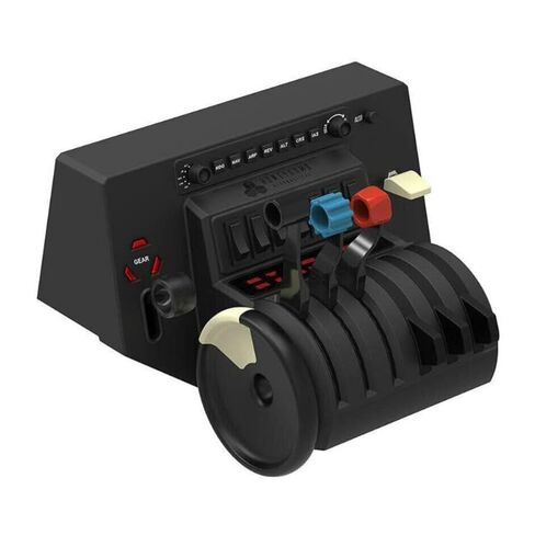 Honeycomb Bravo Throttle Quadrant — Flight Simulator Controls w/Autopilot, Annunciator Panel, Gear, Flaps, Trim Wheel — All-in-One Cockpit System w/Configurable Throttle Setup | Flight simulator controls w/autopilot, annunciator panel, gear, flaps in Saudi Arabia