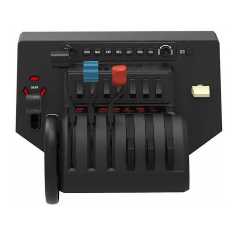 Honeycomb Bravo Throttle Quadrant — Flight Simulator Controls w/Autopilot, Annunciator Panel, Gear, Flaps, Trim Wheel — All-in-One Cockpit System w/Configurable Throttle Setup | Flight simulator controls w/autopilot, annunciator panel, gear, flaps in Saudi Arabia