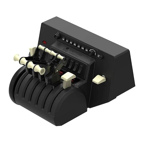 Honeycomb Bravo Throttle Quadrant — Flight Simulator Controls w/Autopilot, Annunciator Panel, Gear, Flaps, Trim Wheel — All-in-One Cockpit System w/Configurable Throttle Setup | Flight simulator controls w/autopilot, annunciator panel, gear, flaps in Saudi Arabia