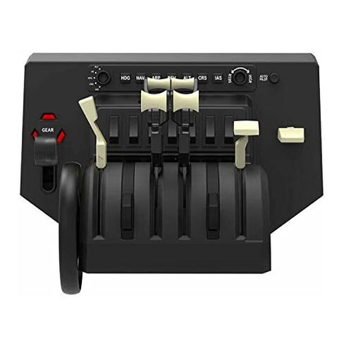 Honeycomb Bravo Throttle Quadrant — Flight Simulator Controls w/Autopilot, Annunciator Panel, Gear, Flaps, Trim Wheel — All-in-One Cockpit System w/Configurable Throttle Setup | Flight simulator controls w/autopilot, annunciator panel, gear, flaps in Saudi Arabia