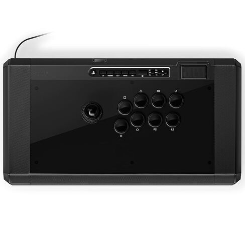 Qanba Q7 Obsidian 2 Wired Joystick for PlayStation 5/4 and PC (Fighting Stick) Officially Licensed Sony Product in Saudi Arabia
