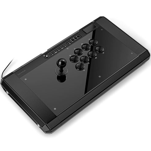 Qanba Q7 Obsidian 2 Wired Joystick for PlayStation 5/4 and PC (Fighting Stick) Officially Licensed Sony Product in Saudi Arabia