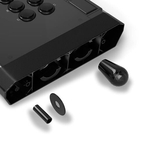 Qanba Q7 Obsidian 2 Wired Joystick for PlayStation 5/4 and PC (Fighting Stick) Officially Licensed Sony Product in Saudi Arabia