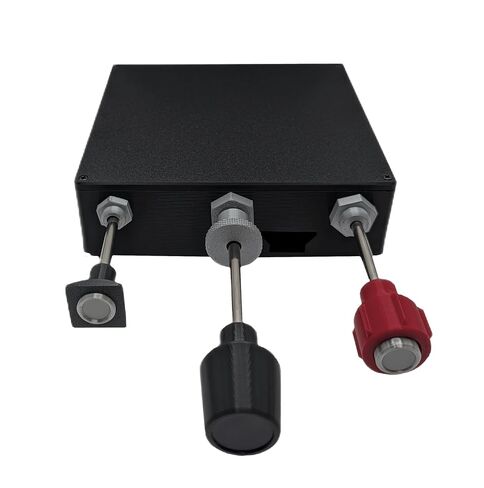 Flight Sim Stuff Vernier Carb Heat, Throttle, Mixture Controller TPM PC | Vernier Twist and Push Button Mixture Control, Flight Simulator Controls in Saudi Arabia