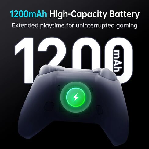 وحدة تحكم لاسلكية Machenike G6V2PE لأجهزة الكمبيوتر/Switch/iOS/Android، وعصا التحكم والمشغلات TMR، ومعدل الاقتراع 1000 هرتز، وأزرار RGB قابلة لإعادة التعيين، وبطارية 1000 مللي أمبير في الساعة، ومحرك ملف صوتي [macintosh] in Kuwait