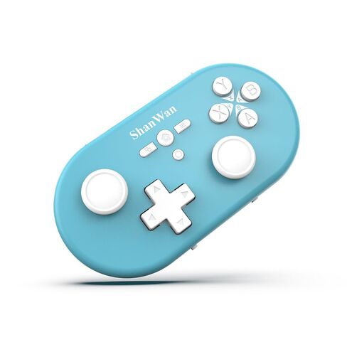 ShanWan wireless handheld controller, suitable for Switch/Switch 2/Android/iOS/PC/Steam Deck/phone, 1000Hz polling rate, with custom keyboard mode for Procreate drawing Bluetooth controller/6-axis gyroscope/vibration (pink) in Saudi Arabia