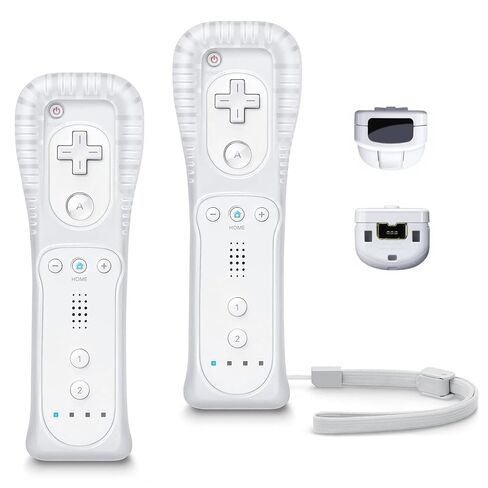 GLOWANT 2 Pack Wii Controller مع حزام المعصم، وحدة تحكم عن بعد لنينتندو Wii/Wii U in Kuwait