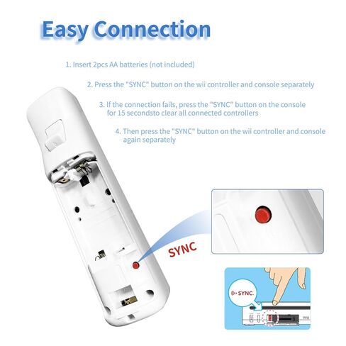 GLOWANT 2 Pack Wii Controller مع حزام المعصم، وحدة تحكم عن بعد لنينتندو Wii/Wii U in Kuwait