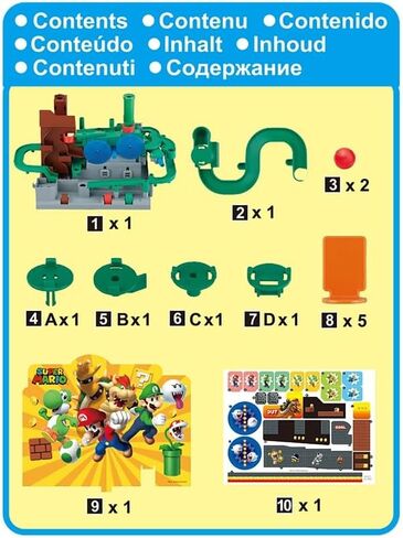 EPOCH Games - Super Mario Adventure Game Deluxe | Tilt and steer a marble through obstacle courses - hands-on dexterity challenges packed with warp-pipe surprises, Ages 4+ in Saudi Arabia