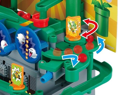 EPOCH Games - Super Mario Adventure Game Deluxe | Tilt and steer a marble through obstacle courses - hands-on dexterity challenges packed with warp-pipe surprises, Ages 4+ in Saudi Arabia