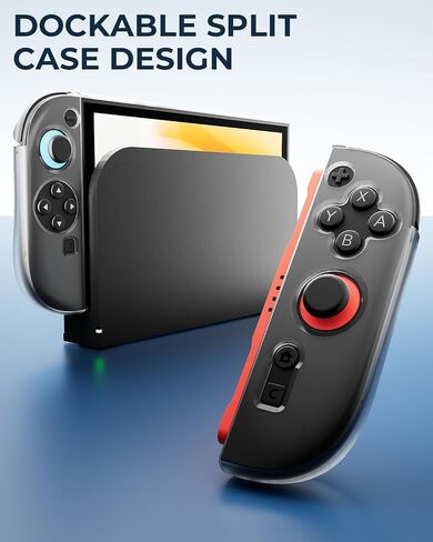 حزمة ملحقات وحدة التحكم الاحترافية لجهاز Nintendo Switch 2، 17 في 1: حقيبة حمل، واقي شاشة، مقبض إبهام لـ Joycon، غطاء حماية لوحدة التحكم قابل للإرساء، عجلة القيادة، مجموعة ألعاب 2025 Switch2 in Kuwait