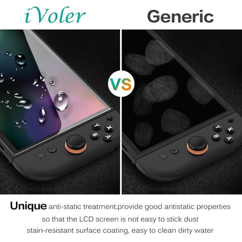 ivoler 3-Pack Screen Protector Tempered Glass for Nintendo Switch 2 Model 2025, Transparent HD Clear Anti-Scratch Screen Protector Accessories Compatible with Nintendo Switch 2, [7.9 inch] in Saudi Arabia