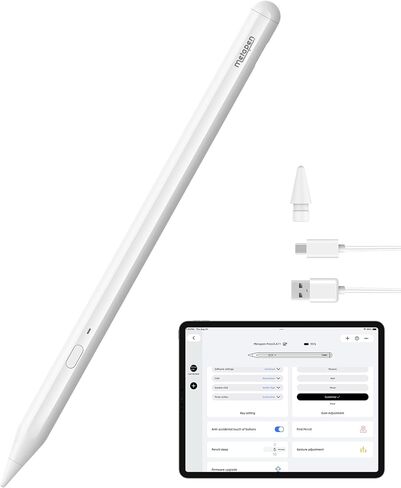 Metapen A11 iPad Pencil A16 Fast Charge Stylus Pen for iPad 2018-2026 with Palm Rejection, Apple Pencil Compatible for iPad Pro/Air/Mini 5/6,Magnetic,High Precision in Saudi Arabia