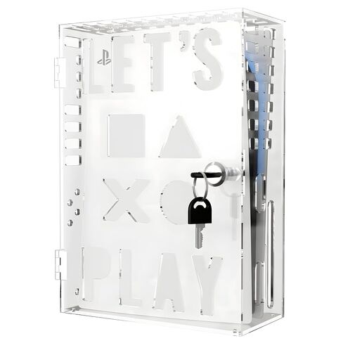 Skywin Lock Box for Xbox Game Console - Acrylic Display Case | Secure Display & Theft Deterrent for Xbox One X and Xbox One S - Family Gift for Healthy Screen Habits in Kuwait